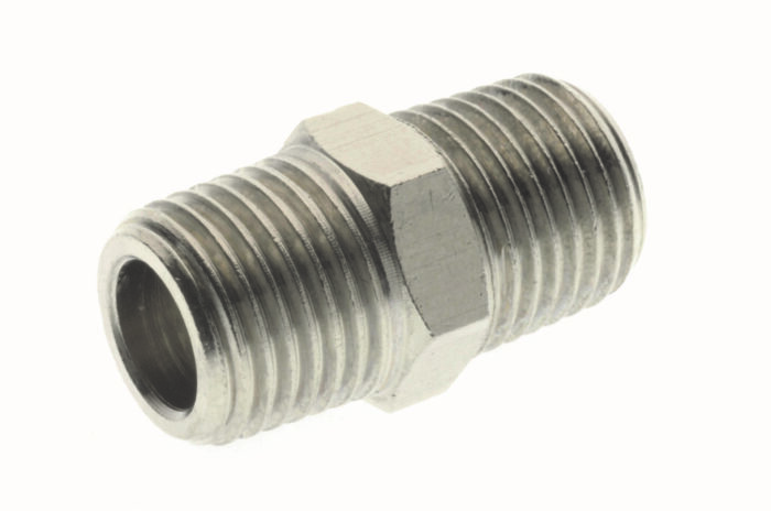 N/P Brass BSPT Hex Nipples
