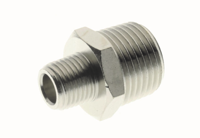 N/P Brass BSPT Re-Nipple