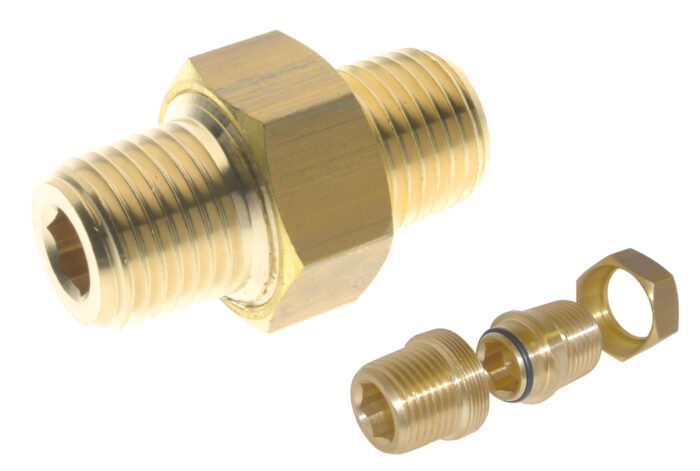 Male Brass BSP Swivel Unions